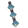 thumbnail image 1 of 4 estilos de pinzas para el pelo trenzadas con piedras de cristal brillantes, plástico + pedrería, sujeción segura que no daña el cabello, para mujeres y niñas, uso diario, fiestas y bodas, 1 of 4