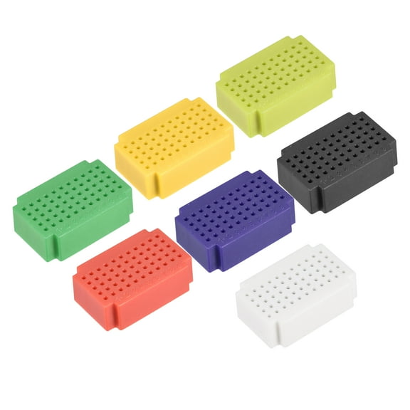 Uxcell 14pcs Mini Breadboards 55 Tie Point Solderless Breadboards for DIY Electronics kit