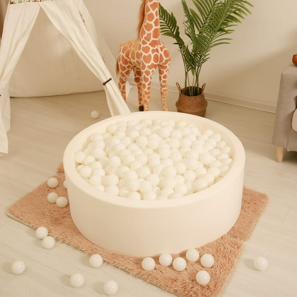 100 Pelotas de Plástico para Piscina de Pelotas Realhaha para Bebés y Niños