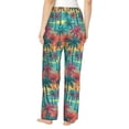 thumbnail image 3 of Sigee Hawaii Palms Print Women's Soft Pajama Pants - Breathable and Comfortable Lounge Sleep Bottoms with Elastic Waistband and Pockets-, 3 of 9
