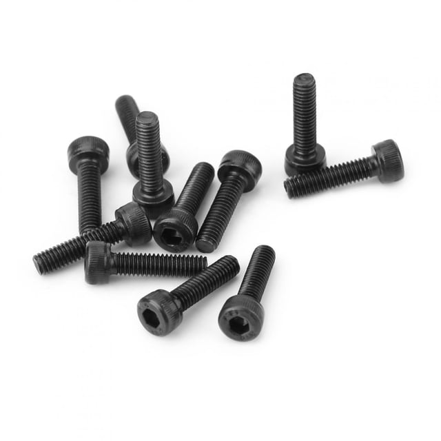 Sujetador Jadeshay 240 piezas M4 Tornillos Cabeza hexagonal Acero al carbono