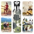 thumbnail image 7 of Yayeee 20oz Insulated Water Bottle Double Wall Stainless Steel with Flip Straw Lid, Navy Flower, 7 of 7