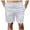White, variant on ZKCCNUK Mens Cargo Shorts Casual Solid Summer with Pockets Drawstring Middle Waist Sport Short Pants S-3XL