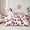 Black Pink 01, variant on Manfei Leopard Print 7-Piece Bedding Comforter Set,Black Pink King Bedding Sets,Animal Print Ultra Soft Bed Sheets,Microfiber Abstract Bedroom Decoration,Reversible