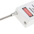 thumbnail image 3 of Safety Padlock Lock Cable Keyed Padlock, PA Steel, to Choose White, 3 of 8