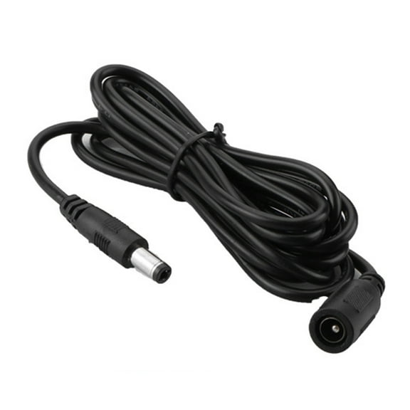 Flexible DC5521 Power Extension Cable For LED Strips Lights CCTV Camera Routers 5.5X2.1mm Connectors Outdoor Installatio