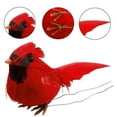 thumbnail image 6 of Visland 10 Pcs Red Cardinals Ornaments Handmade Artificial Birds Clip on Christmas Tree for Christmas Tree Wreaths Garland Decorations, 6 of 10