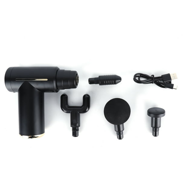 Masajeador Muscular De Tejido Profundo, Masajeador Corporal Eléctrico,  Pistola De Masaje Para Aliviar El Dolor, Pistola De Masaje Con Cabezales  De