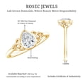 thumbnail image 5 of Lab Grown Diamond Knot Engagement Ring, 0.6 Carat, EF-VS Quality - Ready To Gift, 18K Yellow Gold, US 3.50, 5 of 8