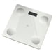 thumbnail image 3 of Fiudx Báscula Corporal Inteligente, Función Bluetooth de Alta Precisión, Pantalla Lcd Grande, Diseño Ligero y Portátil, Ideal para Casa, Oficina y Viajes, Vidrio Templado Resistente, Tamaño 26 X 26 X, 3 of 7
