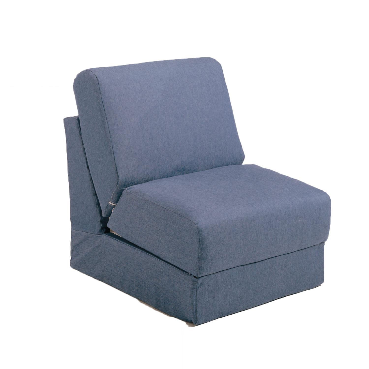 Denim Teen Chair with Pillow