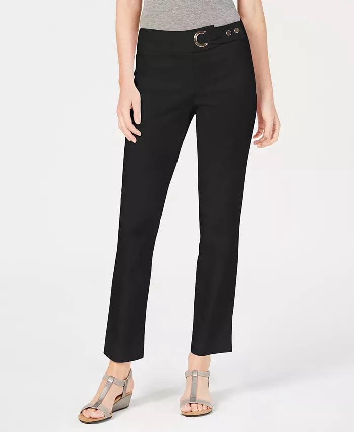 Grommet-Waist Pants 