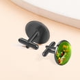thumbnail image 6 of Easter Sophisticated Style: Men's Stainless Steel Cufflinks for Dress Shirts, Weddings, and Formal Events, 6 of 6