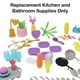 thumbnail image 2 of Piezas de Repuesto para Barbie Doll Dreamhouse Doll House Playset HMX10 - Suministros de Cocina y Baño de Repuesto, 2 of 5