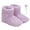 Purple, variant on Xinyolin 1 Pair Hiding Interface Non-slip Foot Warmers Simple Soft Plush USB Electric Boots Slippers for Indoor