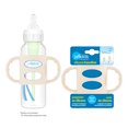 thumbnail image 3 of Dr. Brown's Milestones 100% Silicone Baby Bottle Handles, Narrow, Ecru, 1 Pack, 3 of 5