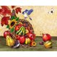 thumbnail image 1 of Taladro Diamante Pintura (DE5224) 5D Mosaico de decoración del hogar redondo completo (B3262 Cesta de frutas) 45x60cm FLhrweasw Nuevo, 1 of 1