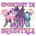 thumbnail image 2 of Girl's My Little Pony Halloween Trio Spookiest in Equestria  Graphic Tee White Small, 2 of 4
