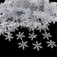 thumbnail image 1 of Copos de nieve artificiales para decoración del hogar, confeti de 2cm, 300 piezas, para árbol de Navidad, fiesta, boda, Año Nuevo, 2023, 1 of 4