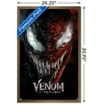 thumbnail image 3 of Marvel Venom: Let There be Carnage - Split Face One Sheet Wall Poster, 22.375" x 34" Framed, 3 of 6