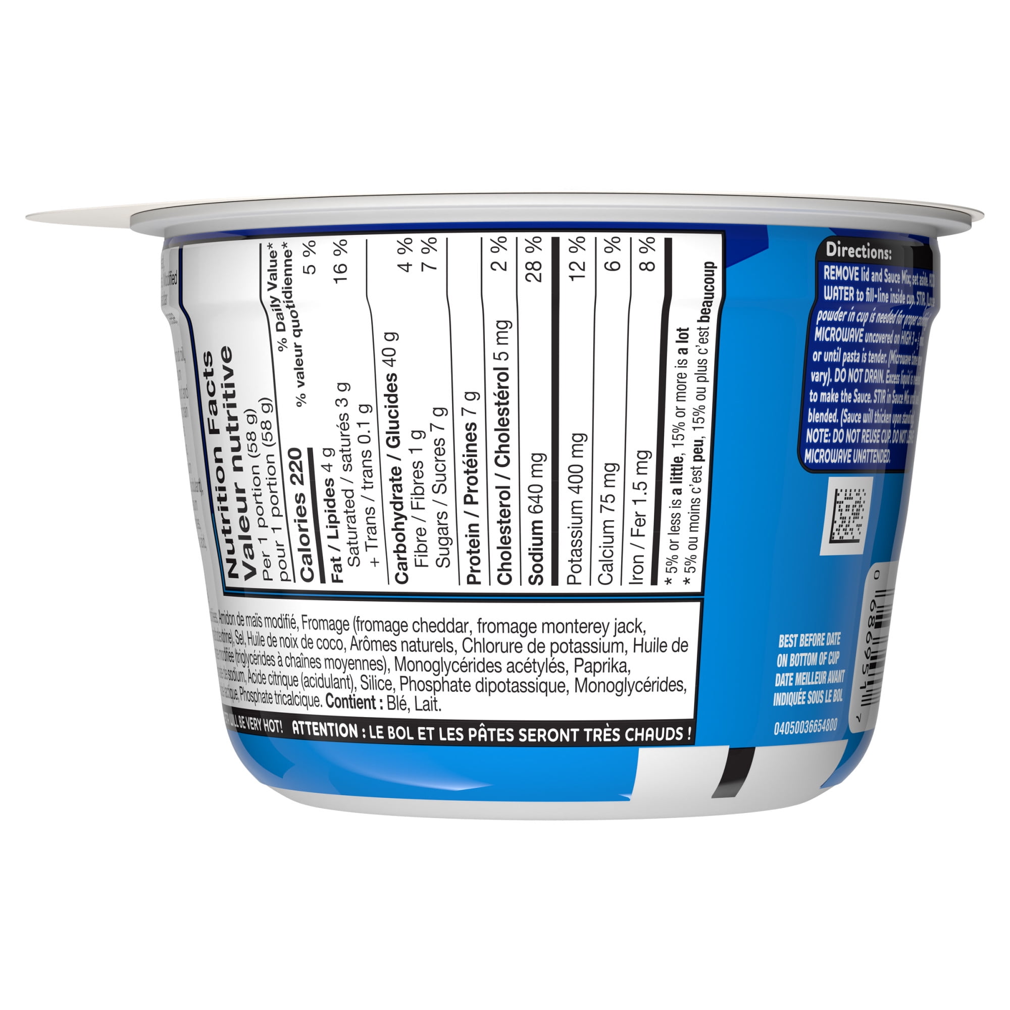 Kraft Dinner Original Macaroni & Cheese Snack Cups