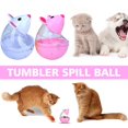 thumbnail image 4 of Pet Cat Dog Tumbler Feeder Leakage Food Dispenser Treat Ball Toy Mice 2024 T1T4, 4 of 7