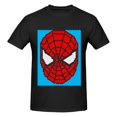 thumbnail image 1 of Spider-Man T-Shirt Col Rond en Coton pour Hommes, 1 of 7
