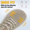 thumbnail image 3 of HOBIBEAR Unisex Wide Toe Box Walking Shoes - Extra Room Design for All-Day Comfort & Support | Breathable Arch | Non-Slip Lightweight Sneakers, 3 of 7