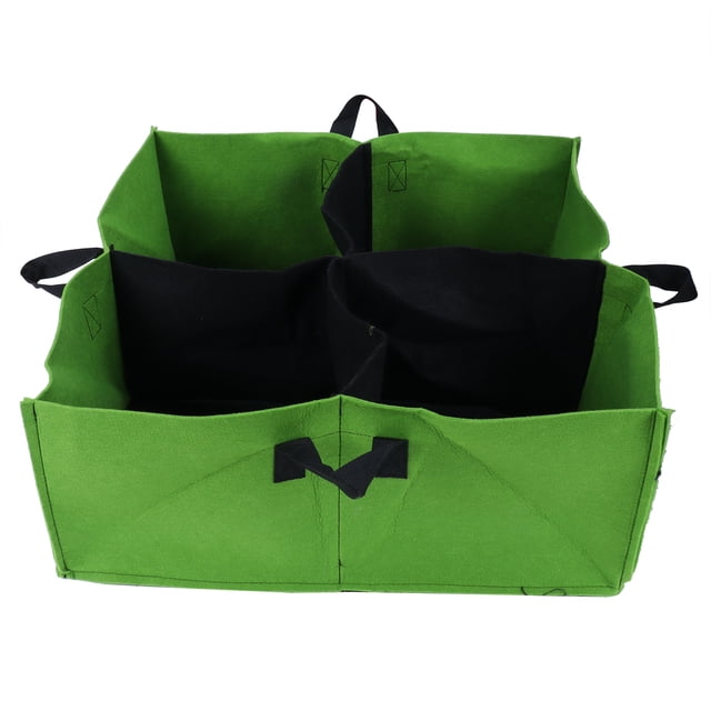 Bolsa de Plántulas Ticfox 4 Rejillas Duradera Respetuosa con el Medio Ambiente Color Verde
