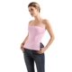 thumbnail image 3 of Camiseta de tubo SUUKSESS para mujer con doble forro, color rosa, talla L, 3 of 6
