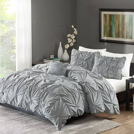 Better Homes Gardens Full Or Queen Pintuck Duvet Cover Set 4