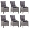 thumbnail image 4 of vidaXL 7 Piece Garden Dining Set Grey, 4 of 5