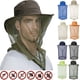 thumbnail image 1 of Sombrero de red Dalrosia Head, sombrero de cubo con velo de malla de nailon, sombrero safari, sombrero para el sol para mujeres y hombres, protección solar UV, pesca, jardinería y navegación al aire, 1 of 7