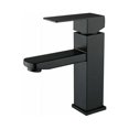 thumbnail image 1 of Mezclador de lavabo, grifo de lavabo negro, acero inoxidable 304, ajustable, frío y caliente, 1 of 5