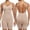 Khaki, variant on Low Back Shapewear for Women Tummy Control Backless Bodysuit Shorts Full Body Shaper Jumpsuits