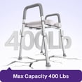 thumbnail image 5 of KEKOY Toilet Seat Riser for Seniors, Raised Toilet Seat with Handles, FSA HSA Eligible 400lb Elevated Toilet Risers, Tool-Free Assembly with Adjustable Height & Width, 5 of 10