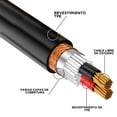 thumbnail image 4 of Cable Xlr 6m Balanceado Profesional Macho - Hembra Steelpro, 4 of 5