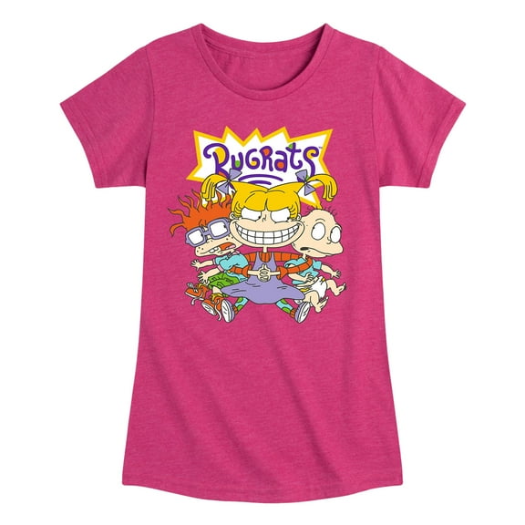 Rugrats - Grinning Ear To Ear - Toddler And Youth Girls Short Sleeve Graphic T-Shirt