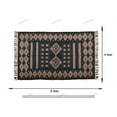 thumbnail image 3 of Wool Jute Kilim Rug, Handwoven, Decorative Kilim Dhurrie Rug, Accent Traditional Indian/WOOL JUTE RUGS Vintage Handwoven Bohemian Modern Gifts Rug ( 6x9 Ft ) ( KILM- 96 ), 3 of 6