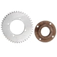 thumbnail image 1 of 4 Hole Toothless Freewheel, 44T T8F 44T Rear Chain Sprocket Steel Material  For ATVs, 1 of 8