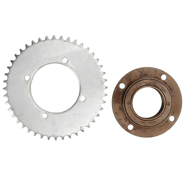 4 Hole Toothless Freewheel, 44T T8F 44T Rear Chain Sprocket Steel Material For ATVs