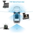 LNGKAI Dashcam Car DVRs 4 Inch Car Camera FHD 1080P Auto Recorder Cam 3