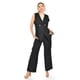 thumbnail image 1 of Set de lino sin mangas Roman Fashion /Juvenil, 0210 (Negro) negro M, 1 of 6