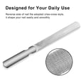 thumbnail image 3 of Stainless Steel Nail File With Anti-slip Handle And Leather Case, Double Sided And Files Nails Easily For Men And Woman, 3 of 5