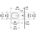 thumbnail image 3 of Duravit 2165010000 Starck 3 Elongated Toilet - White, 3 of 5