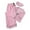 Pink, variant on SwiftWear Women's Striped Pajama Set with Eye Mask - Soft 3PC Loungewear for All Seasons, Long Sleeve Top & Elastic Waist Pants, Cozy Home Outfit for Sleep & Relax