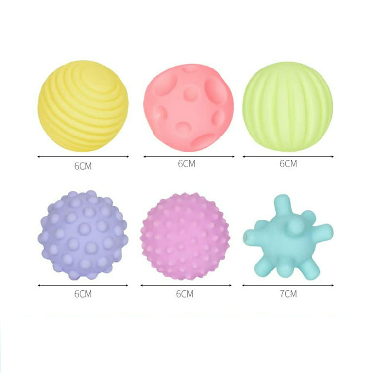 Textured Balls Premium 4 unid Pelotas Sensoriales Bebes