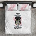 thumbnail image 2 of Warning My Mouth Messy Bun Bedding Set TS04, 2 of 4