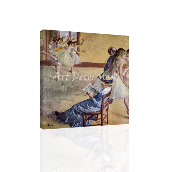 Dance Practice-Degas - CANVAS OR FINE PRINT WALL ART