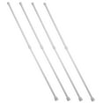 thumbnail image 3 of Niceauty 4Pcs White Tension Rods Adjustable for Closet and Window Security with Easy Install, 3 of 7